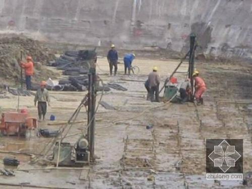 文教镇我公司承建北京房山区水池地基注浆加固工程